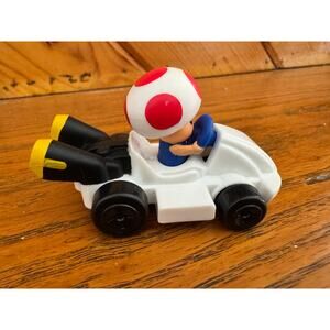 McDonalds 2024 Nintendo Toad Mario Kart Toy Race Car